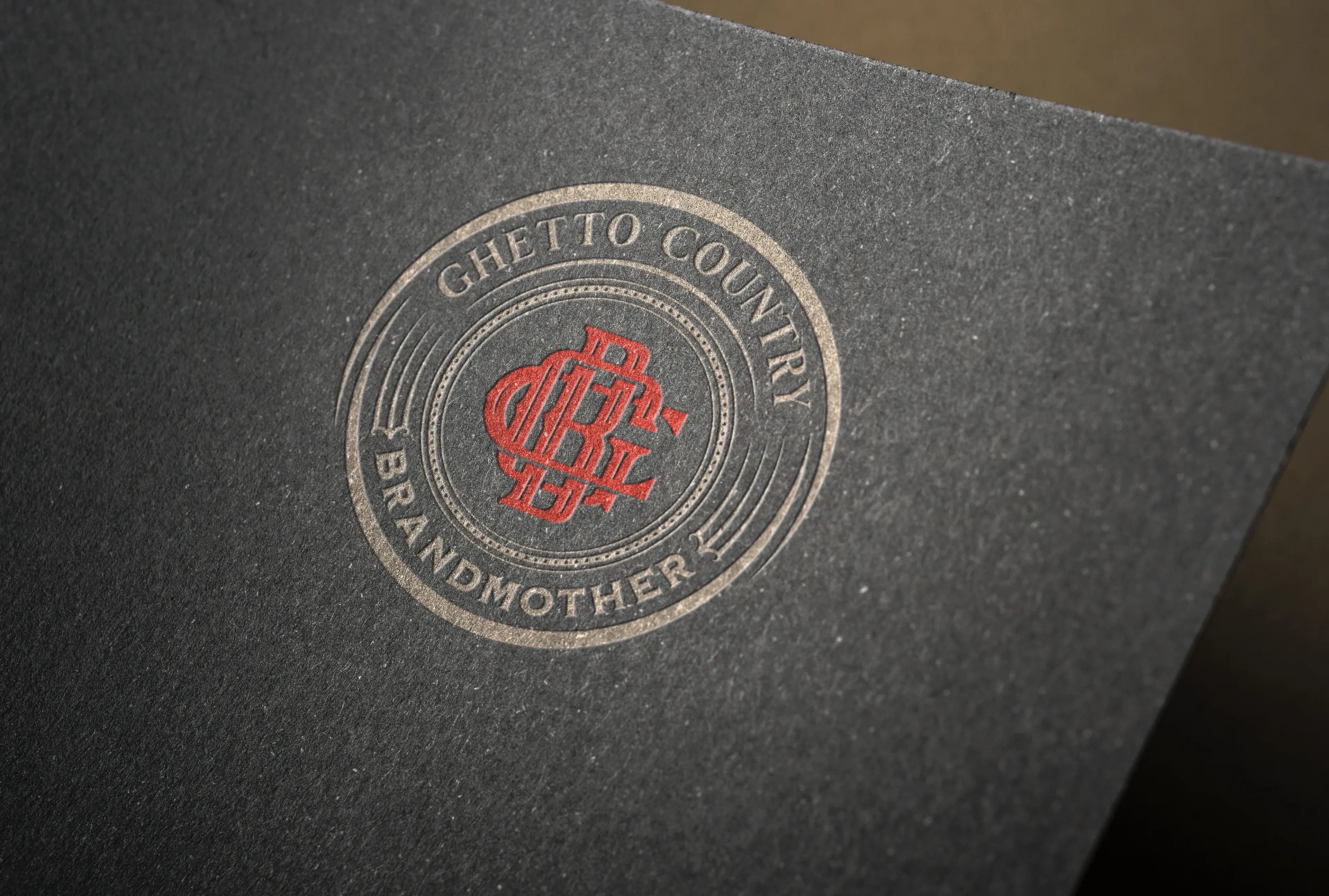 Ghetto Country Brandmother: GCB Logo Mockup