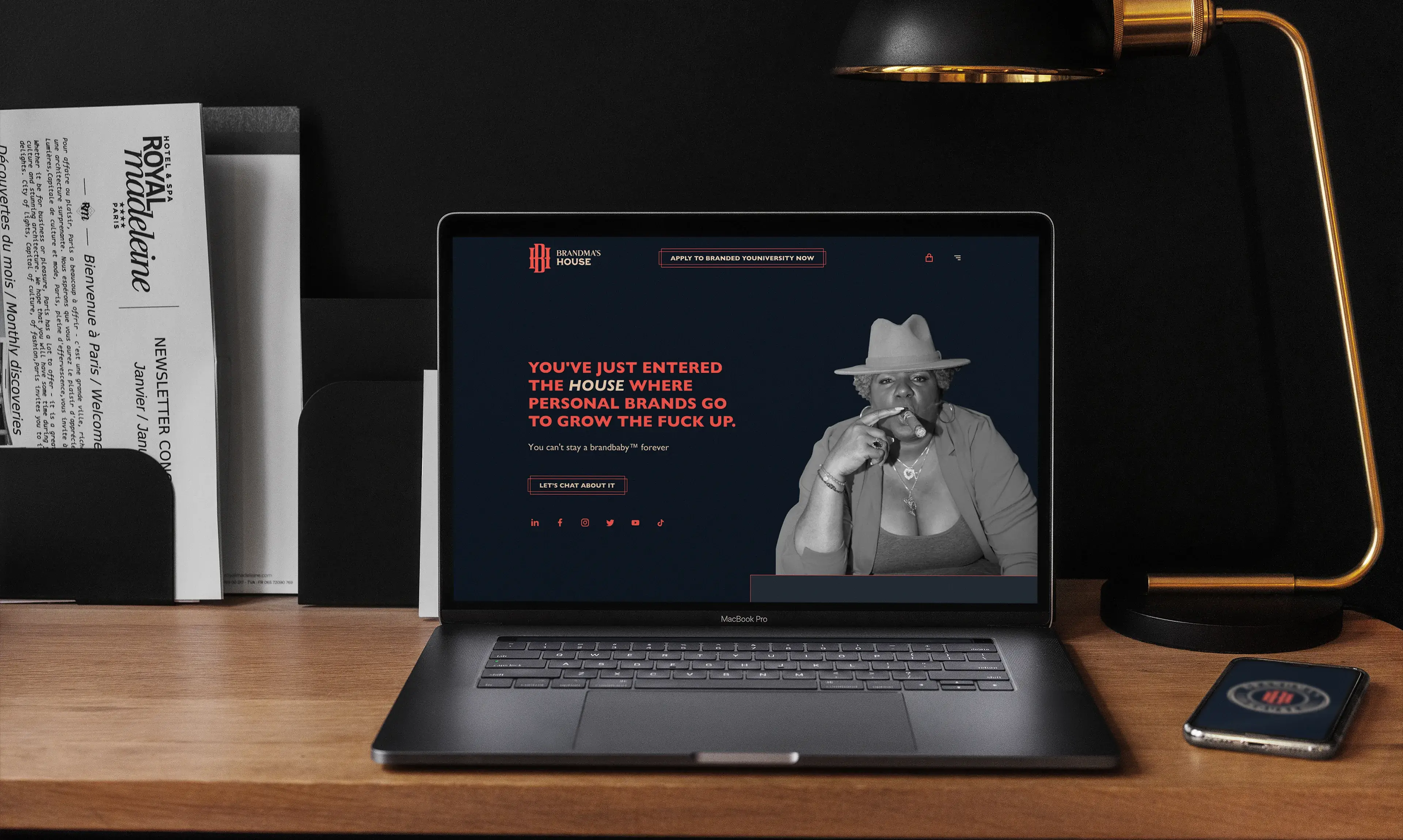 Ghetto Country Brandmother: New Website Mockup
