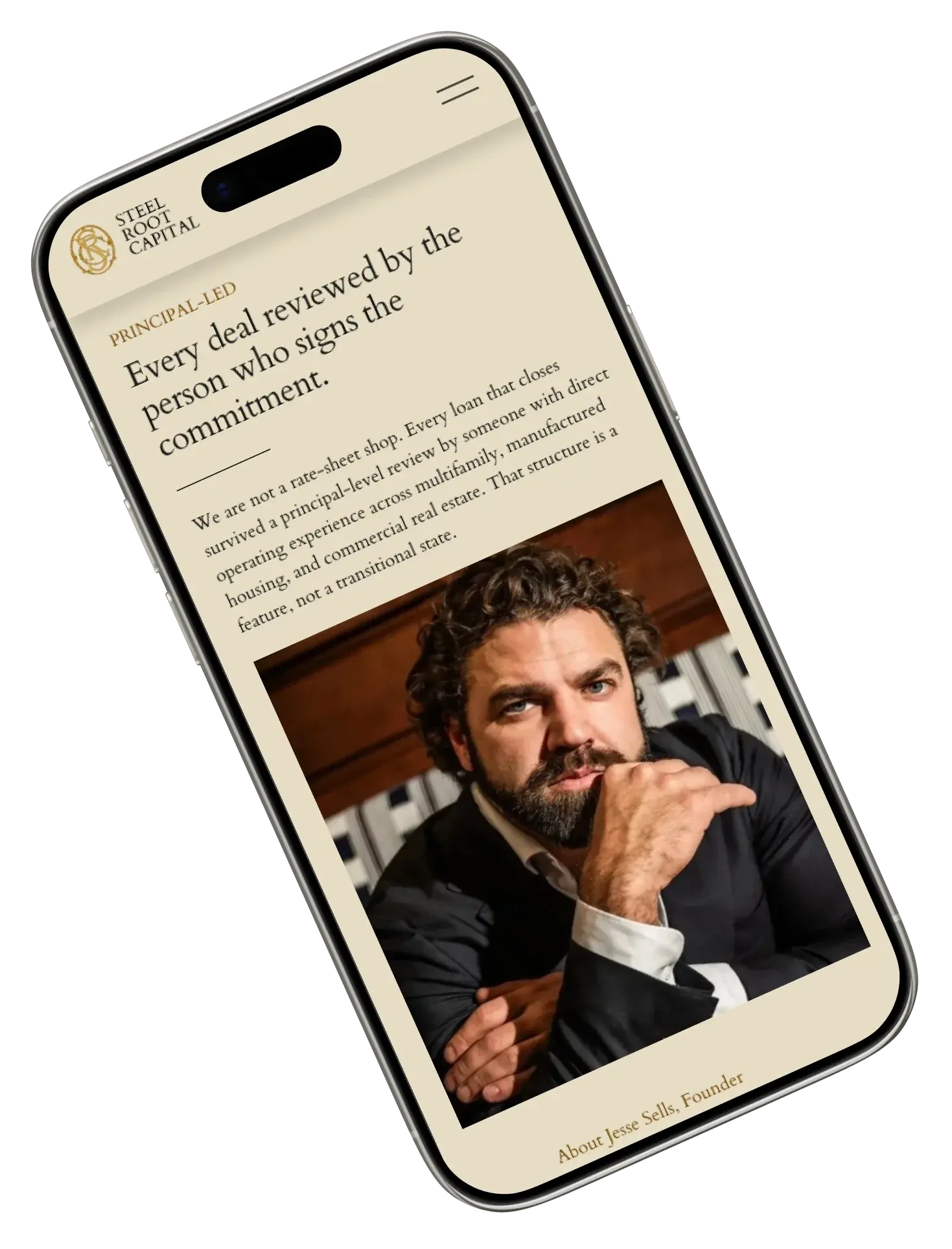 Steel Root Capital: iPhone 17 Air - Light Gold