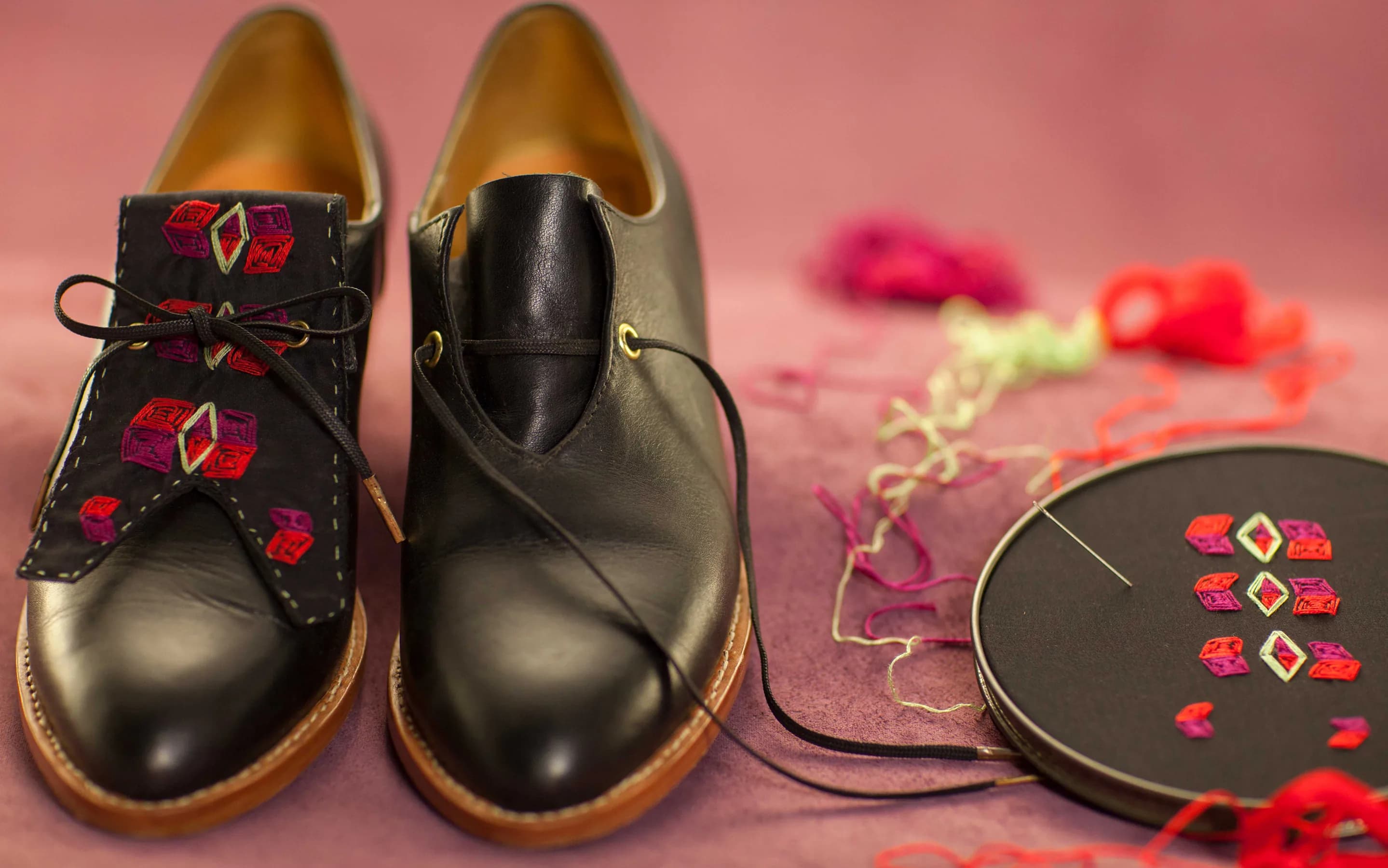 Bathke Bespoke: black-on-purple-with-embroidery-LR 1