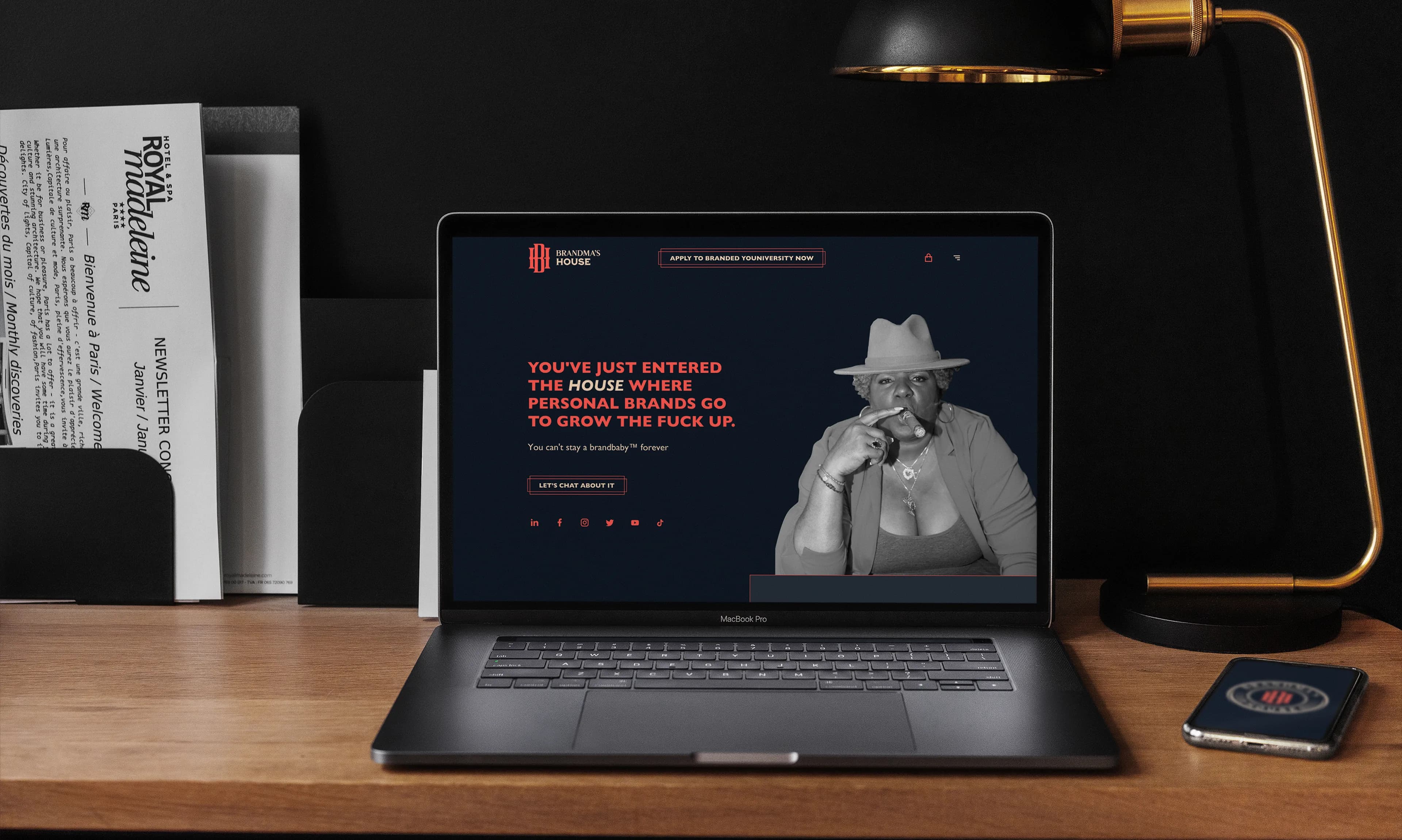 Ghetto Country Brandmother: New Website Mockup