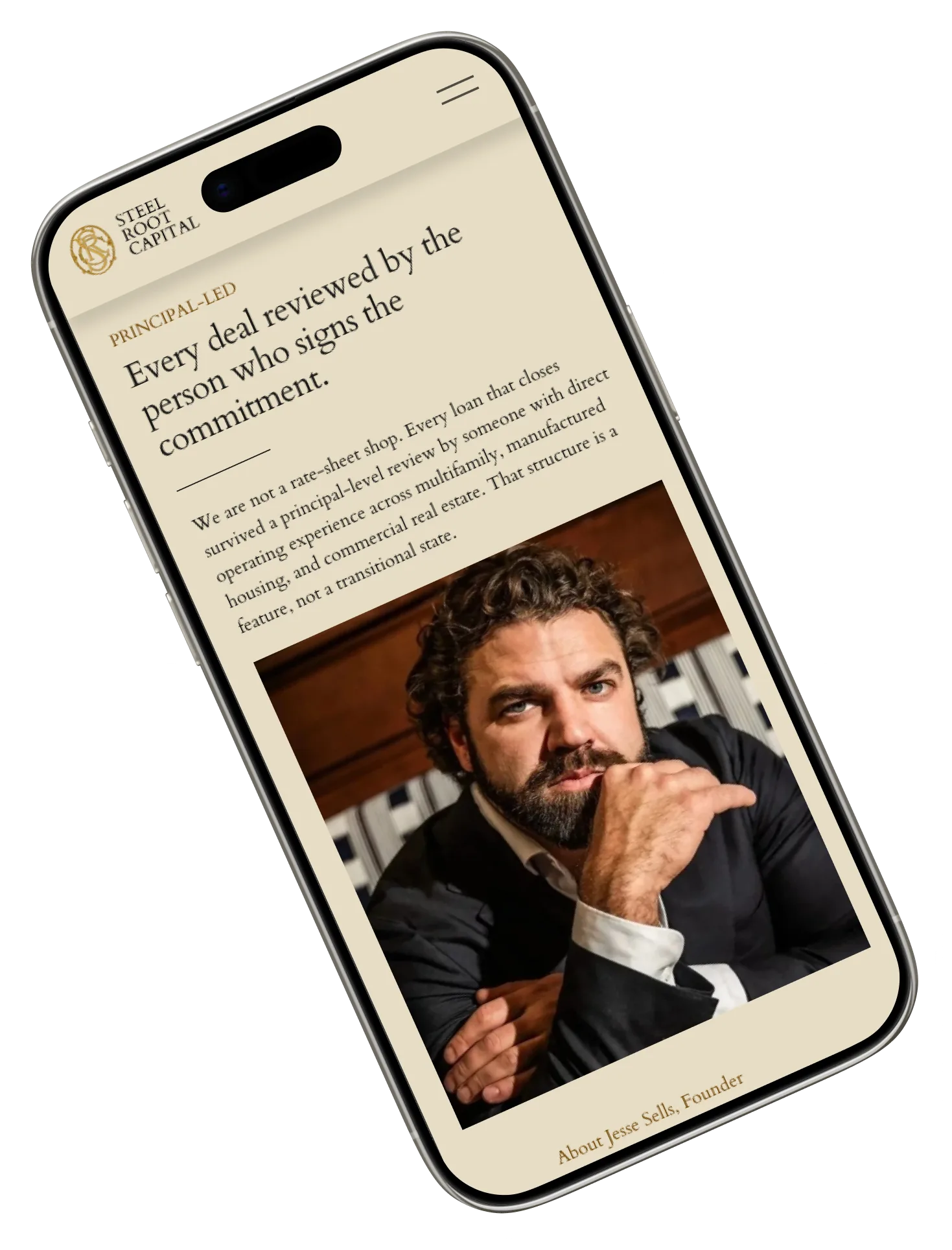 Steel Root Capital: iPhone 17 Air - Light Gold
